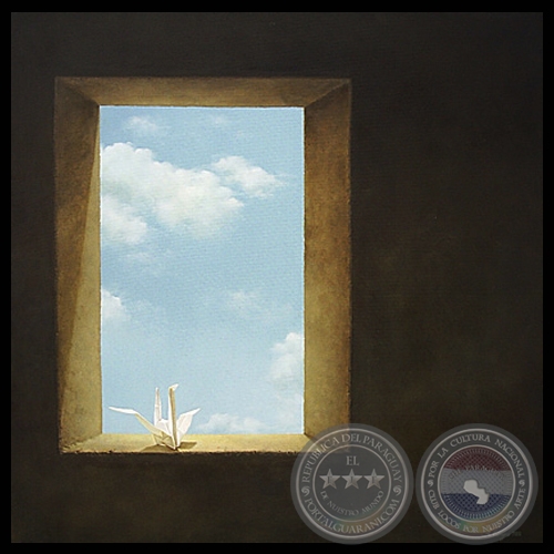 ABRO ABRO UNA VENTANA; EL SOL SE POSA EN MI ALMA, 2006 - Obra de ADRIANA VILLAGRA 